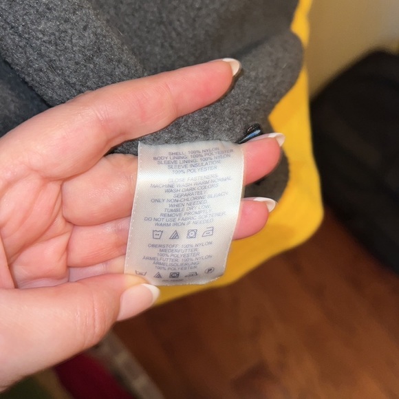 Vintage Yellow Lands’ End Thermacheck Lined Jacket | Size XL 45-48 - Picture 8 of 9